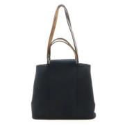 Pre-owned Canvas totes Hermès Vintage , Black , Dames