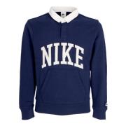 Long Sleeve Polo Club Nike , Blue , Heren