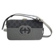 Pre-owned Canvas gucci-bags Gucci Vintage , Gray , Dames