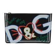 Pre-owned Leather wallets Dolce & Gabbana Pre-owned , Black , Dames