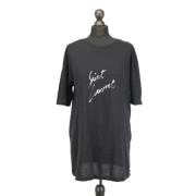 Pre-owned Cotton tops Yves Saint Laurent Vintage , Black , Dames