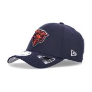 Chicago Bears Curvy Visor Hat NFL Draft New Era , Blue , Heren