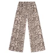 Slang Twill Broek Alix The Label , Beige , Dames