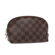 Pre-owned Canvas pouches Louis Vuitton Vintage , Brown , Dames