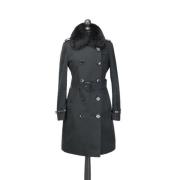 Pre-owned Cotton outerwear Burberry Vintage , Black , Dames