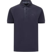 Navy Blue Pegasus Polo Shirt Etro , Blue , Heren