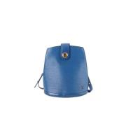 Pre-owned Leather louis-vuitton-bags Louis Vuitton Vintage , Blue , Da...