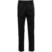 Mid-rise slim fit chino's middernachtblauw Dolce & Gabbana , Black , H...