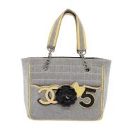 Pre-owned Canvas chanel-bags Chanel Vintage , White , Dames