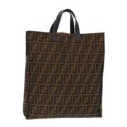 Pre-owned Canvas fendi-bags Fendi Vintage , Brown , Dames