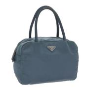 Pre-owned Nylon handbags Prada Vintage , Blue , Dames