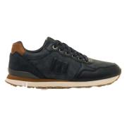 Porland Sneakers Mustang , Black , Heren