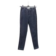 Pre-owned Wool jeans Fendi Vintage , Blue , Dames