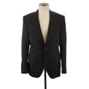 Pre-owned Wool outerwear Dolce & Gabbana Pre-owned , Black , Heren