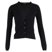 Pre-owned Cashmere outerwear Miu Miu Pre-owned , Black , Dames