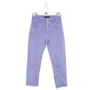 Pre-owned Cotton jeans Isabel Marant Pre-owned , Purple , Dames