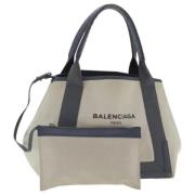 Pre-owned Canvas balenciaga-bags Balenciaga Vintage , White , Dames