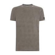 Grijze Techno Wash Rib T-shirt RRD , Gray , Heren