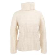 Pre-owned Cashmere tops Chanel Vintage , Beige , Dames