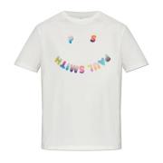 T-shirt met bedrukt logo PS By Paul Smith , White , Dames