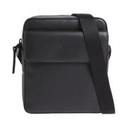 Zwarte Crossbody Tas Reporter Calvin Klein , Black , Heren