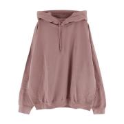 Katoenen Logo Hoode Hoodie Y-3 , Pink , Dames