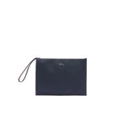 Moderne Clutch van Gecoat Canvas met Afneembare Riem Lacoste , Blue , ...