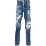 5 Pockets Pant Dsquared2 , Blue , Heren