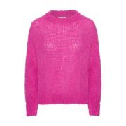 Zachte Alpaca Trui Neon Roze American Dreams , Pink , Dames