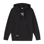 Stijlvolle Hoodies voor een trendy look Puma , Black , Dames