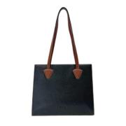 Pre-owned Leather totes Loewe Pre-owned , Black , Dames