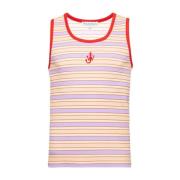 Gestreepte Tanktop Roze Multicolor JW Anderson , Pink , Heren