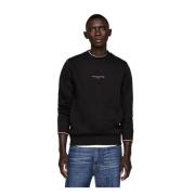 Crewneck Sweatshirt Tommy Hilfiger , Black , Heren