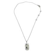 Pre-owned Silver necklaces Bvlgari Vintage , White , Dames