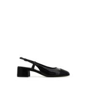 Klassieke zwarte leren pumps Tory Burch , Black , Dames