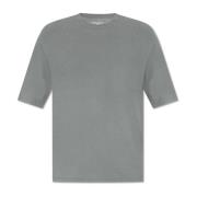 Crew Neck T-Shirt Officine Générale , Gray , Heren