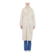 Omkeerbare Schapenvacht Jas S.w.o.r.d 6.6.44 , Beige , Dames