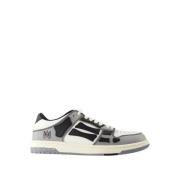 Zwarte leren lage sneakers Amiri , Multicolor , Heren