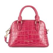 Halve Maan Rits Tas Exo Donkerroze Lancaster , Pink , Dames