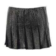 Sprankelende Mini Tule Rok Giuseppe Di Morabito , Black , Dames