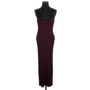 Pre-owned Viscose dresses Alexander McQueen Pre-owned , Red , Dames