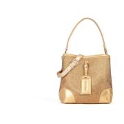 Label Handtas in Goud Polyester Valentino by Mario Valentino , Orange ...