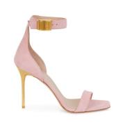 Stijlvolle Sandalen voor de Zomer Balmain , Pink , Dames