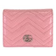 Pre-owned Leather wallets Gucci Vintage , Pink , Dames