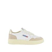 Medalist Lage Sneakers Autry , Beige , Dames