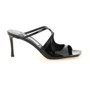 Lakleren Anise Muiltjes Jimmy Choo , Black , Dames