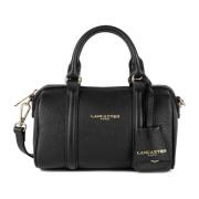 Ritssluiting Schoudertas Milano Ana Zwart Lancaster , Black , Dames