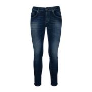 Klassieke Denim Jeans voor dagelijks gebruik Dondup , Blue , Heren