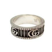 Pre-owned Silver rings Gucci Vintage , Gray , Dames