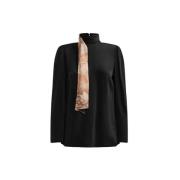 Lange Mouw Blouse Alviero Martini 1a Classe , Black , Dames